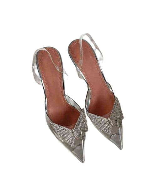 women's formal shoes butterfly diamond button french high heels 2021 autumn and winter celebrity wind pointed transparent leather baoto, Black
women's formal shoes butterfly diamond button french high heels 2021 autumn and winter celebrity wind pointed transparent leather baoto, Black