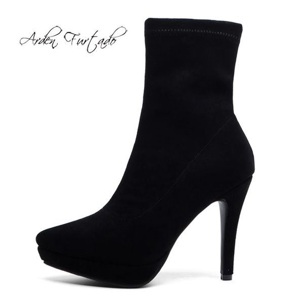 boots arden furtado fashion women's shoes winter pointed toe stilettos heels elegant ladies grey stretch ankle, Black
boots arden furtado fashion women's shoes winter pointed toe stilettos heels elegant ladies grey stretch ankle, Black