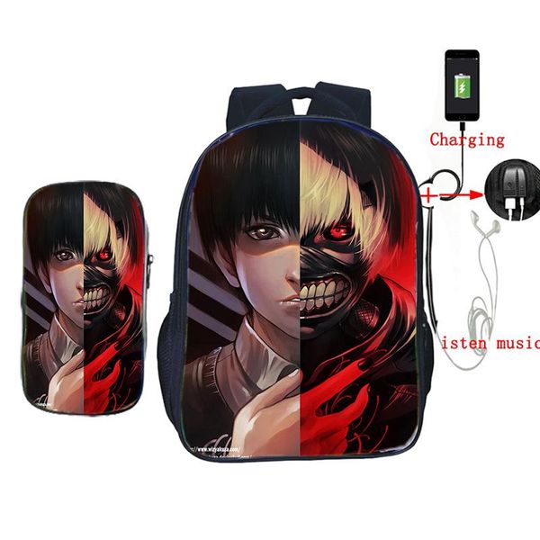 backpack one piece fairy tail bleach tokyo ghoul students rucksack beautiful schoolbag fashion usb (2set / backpack+pencil case)
backpack one piece fairy tail bleach tokyo ghoul students rucksack beautiful schoolbag fashion usb (2set / backpack+pencil case)