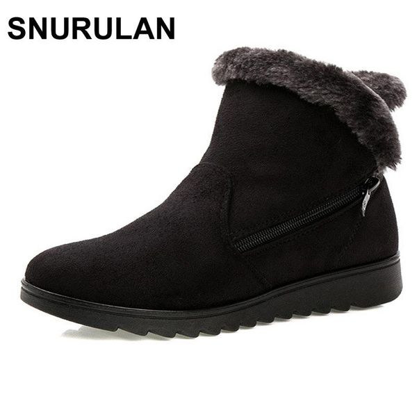 boots snurulan 2021 arrival women winter shoes ankle fashion casual flat keep warm woman snow, Black
boots snurulan 2021 arrival women winter shoes ankle fashion casual flat keep warm woman snow, Black