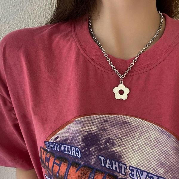 pendant necklaces flower necklace for women 2021 men's hip hop punk clavicle chain vintage style personality cute grunge, Silver
pendant necklaces flower necklace for women 2021 men's hip hop punk clavicle chain vintage style personality cute grunge, Silver