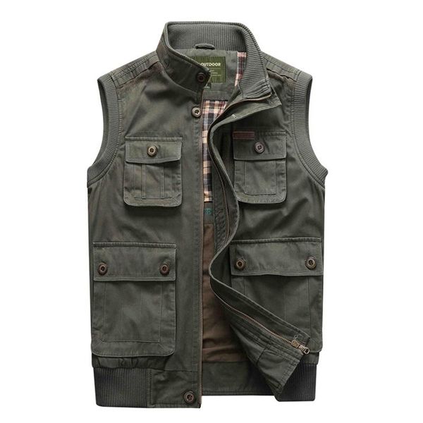 men's vests spring autumn vest men casual military stand collar many pockets tactical cotton breathable sleeveless jacket, Black;white
men's vests spring autumn vest men casual military stand collar many pockets tactical cotton breathable sleeveless jacket, Black;white