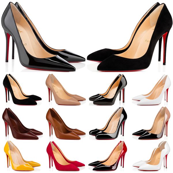 2021 women high heel dress shoes red bottoms so kate designers styles stiletto heels 8 12cm genuine leather point toe pumps loafers rubbe, Black
2021 women high heel dress shoes red bottoms so kate designers styles stiletto heels 8 12cm genuine leather point toe pumps loafers rubbe, Black