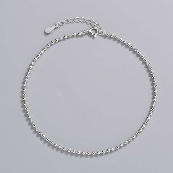 korean version ins style s925 sterling women's net red personality simple plain silver geometric bead foot chain, Red;blue
korean version ins style s925 sterling women's net red personality simple plain silver geometric bead foot chain, Red;blue