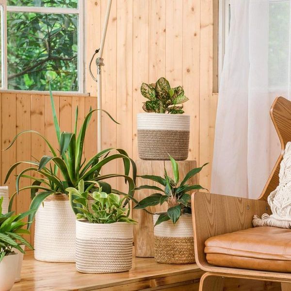 storage baskets 30cm cotton hand-woven basket nordic art large bucket deskcontainer home decor garden flower pot planter
storage baskets 30cm cotton hand-woven basket nordic art large bucket deskcontainer home decor garden flower pot planter