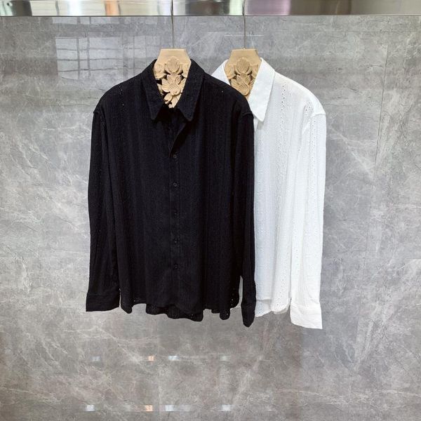 men's casual shirts 2021 spring summer men fashion shirt turn down collar long sleeve button mela streetwear camisas hombre a181, White;black
men's casual shirts 2021 spring summer men fashion shirt turn down collar long sleeve button mela streetwear camisas hombre a181, White;black