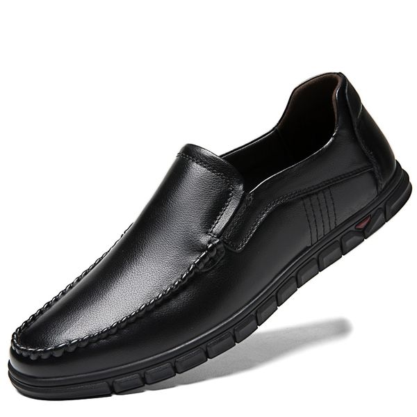 dress shoes genuine leather moccasins, comfortable flat shoes to drive in, breathable walking shoes% 2ubh, Black
dress shoes genuine leather moccasins, comfortable flat shoes to drive in, breathable walking shoes% 2ubh, Black