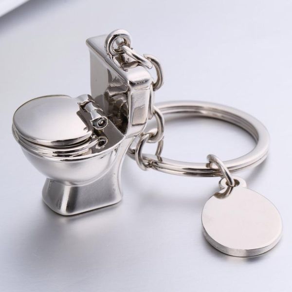 keychains funny closestool key chain metal 3d toilet keychain ring with logo tag, Silver
keychains funny closestool key chain metal 3d toilet keychain ring with logo tag, Silver