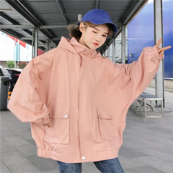 women's jackets hooded 2021 summer causal windbreaker women basic coats sweater zipper lightweight bomber famale1, Black;brown
women's jackets hooded 2021 summer causal windbreaker women basic coats sweater zipper lightweight bomber famale1, Black;brown