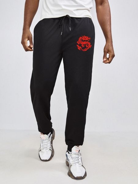 romwe guys dragon print sweatpants b7jq#, Black
romwe guys dragon print sweatpants b7jq#, Black