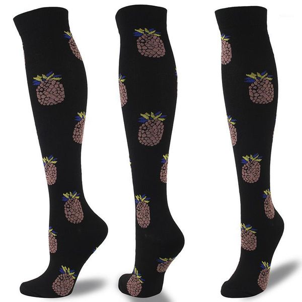 men's socks sports compression stockings pressure varicose vein leg support stretch blood circulation knee high, Black
men's socks sports compression stockings pressure varicose vein leg support stretch blood circulation knee high, Black