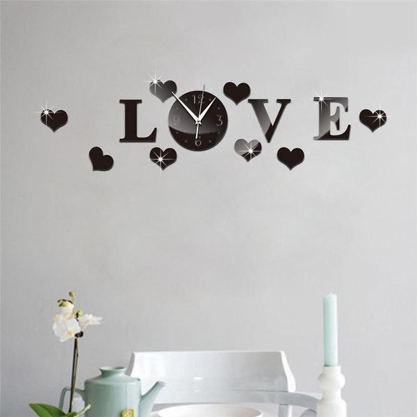 acrylic mirror wall sticker transparent diy decoration love stereo clock living room ultra-quiet waterproof alphabetic clocks
acrylic mirror wall sticker transparent diy decoration love stereo clock living room ultra-quiet waterproof alphabetic clocks