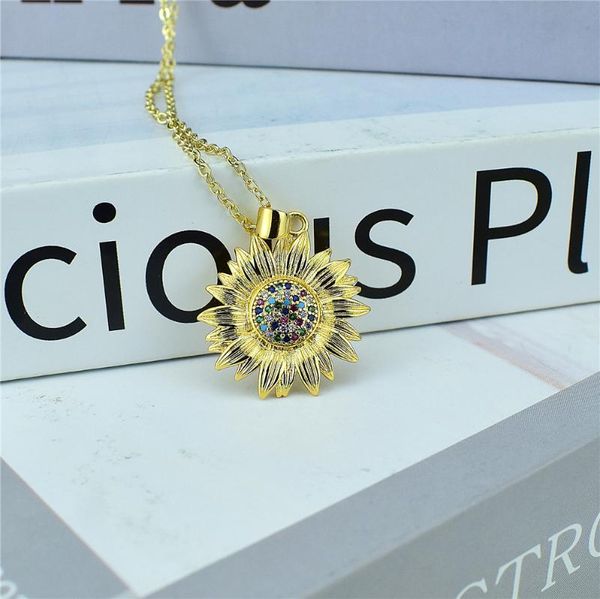 chains fashion trend micro-inlaid zircon small gifts for couples banquet sunflower ring, Silver
chains fashion trend micro-inlaid zircon small gifts for couples banquet sunflower ring, Silver