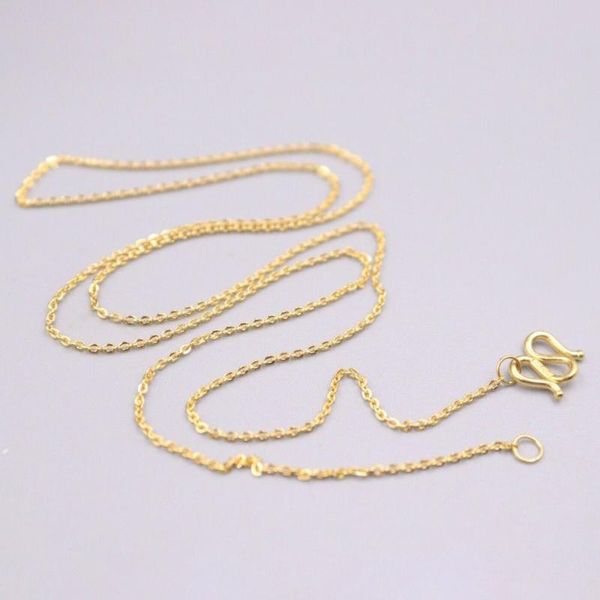 chains real pure 24k yellow gold chain women gift 1mm width o link necklace / 2.6g /18inch 45cm, Silver
chains real pure 24k yellow gold chain women gift 1mm width o link necklace / 2.6g /18inch 45cm, Silver