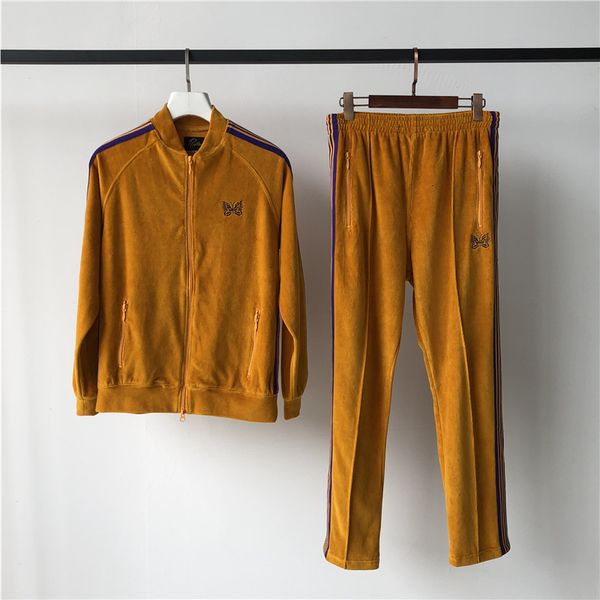 men's jackets yellow velvet needles men women butterfly embroidery awge coats q7cb, Black;brown
men's jackets yellow velvet needles men women butterfly embroidery awge coats q7cb, Black;brown