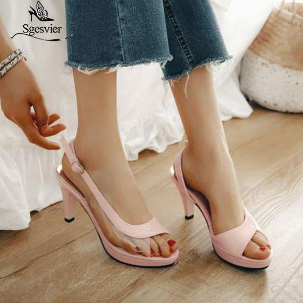 sgesvier fashion vintage high heel gladiator platform open toe sandals thick summer transparent shoes women size 32-45 b395, Black
sgesvier fashion vintage high heel gladiator platform open toe sandals thick summer transparent shoes women size 32-45 b395, Black