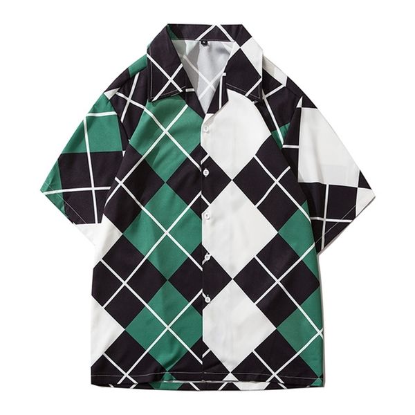 plaid polo shirt men summer light weight thin material men's shirts hawaiian shirt man, White;black
plaid polo shirt men summer light weight thin material men's shirts hawaiian shirt man, White;black