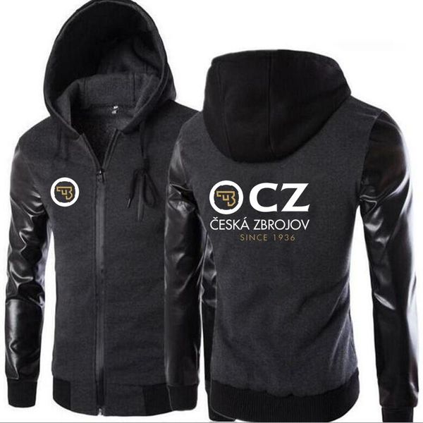 men's hoodies & sweatshirts men zipper hooded jackets cz ceska zbrojovka logo print custom made man hoodie jacket slim elasticity trend, Black
men's hoodies & sweatshirts men zipper hooded jackets cz ceska zbrojovka logo print custom made man hoodie jacket slim elasticity trend, Black