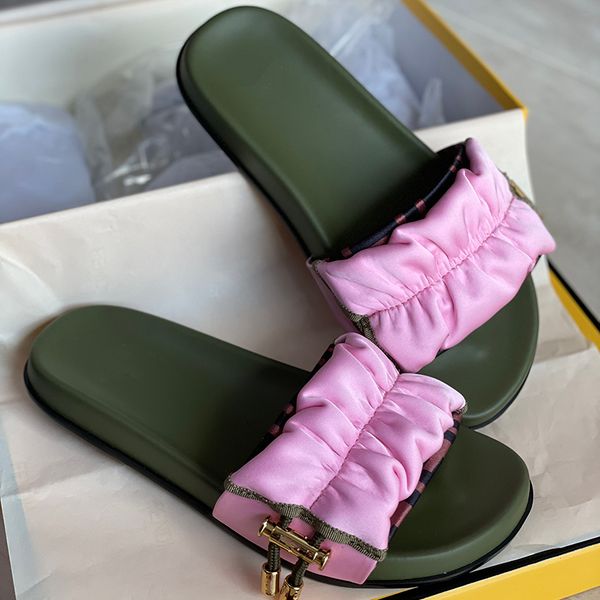 2021 satin slides women designer slipper gold-finish logo tobacco-colored soft wide-band flat slide fashion summer beach shoes with box 316, Black
2021 satin slides women designer slipper gold-finish logo tobacco-colored soft wide-band flat slide fashion summer beach shoes with box 316, Black