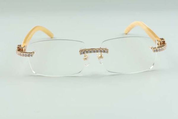 2021 new style high-end designers endlesses diamonds glasses 3524012 natural white buffalo horns glasses frame, size: 36-18-140mm, Silver
2021 new style high-end designers endlesses diamonds glasses 3524012 natural white buffalo horns glasses frame, size: 36-18-140mm, Silver