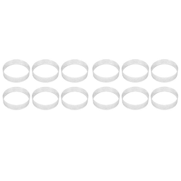 other bakeware 2x circular stainless steel porous tart ring bottom tower pie cake baking tools perforated mousse ring, 8cm
other bakeware 2x circular stainless steel porous tart ring bottom tower pie cake baking tools perforated mousse ring, 8cm