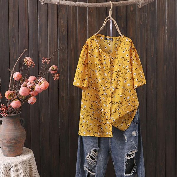 women's blouses & shirts plus size xl-4xl chiffon blouse short sleeve floral printed summer vintage a-line ol blusas, White
women's blouses & shirts plus size xl-4xl chiffon blouse short sleeve floral printed summer vintage a-line ol blusas, White