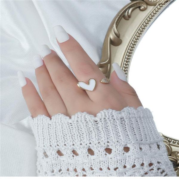 wedding rings european and american copper alloy dripping love heart ring fashion white open pure for couples, Slivery;golden
wedding rings european and american copper alloy dripping love heart ring fashion white open pure for couples, Slivery;golden