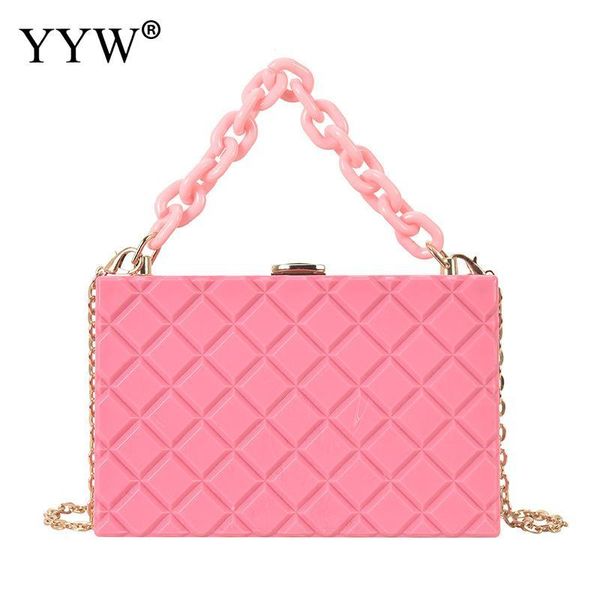 evening bags pure color acrylic bag diamond check candy chain suitcase woman fashion pvc crossbody for lady clutch
evening bags pure color acrylic bag diamond check candy chain suitcase woman fashion pvc crossbody for lady clutch