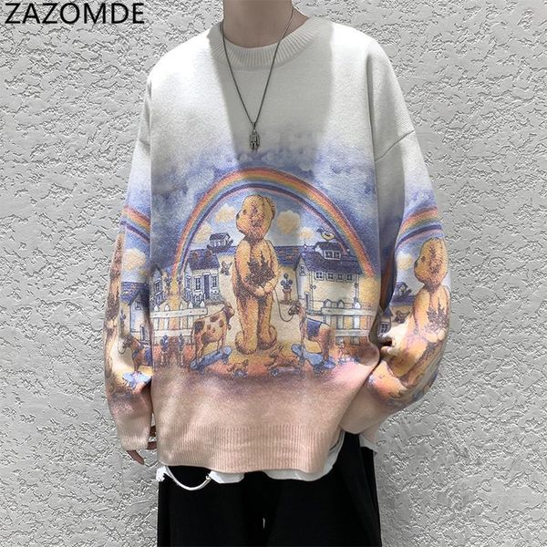 men's sweaters zazomde knitted jumper winter streetwear mens hip hop harajuku pullover knitwear fashion knit outwear male, White;black
men's sweaters zazomde knitted jumper winter streetwear mens hip hop harajuku pullover knitwear fashion knit outwear male, White;black