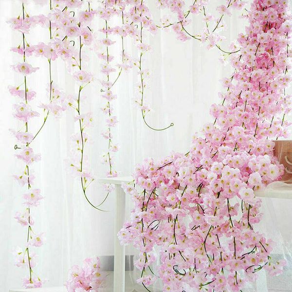 silk sakura cherry blossom vine lvy layout home party rattan wall hanging garland wreath slingers wedding arch decoration decorative flowers
silk sakura cherry blossom vine lvy layout home party rattan wall hanging garland wreath slingers wedding arch decoration decorative flowers