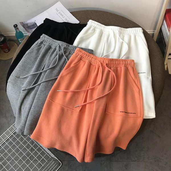 women's shorts casual cotton women summer 2021 high waist loose biker korean style feminino fitness sportwear ladies clothing, White;black
women's shorts casual cotton women summer 2021 high waist loose biker korean style feminino fitness sportwear ladies clothing, White;black