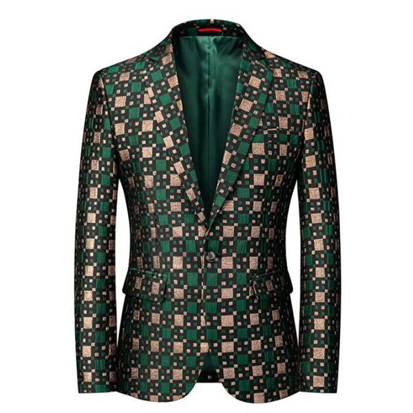 men's suits & blazers green plaid suit personality evening dress host stage performance slim british style americana hombre costumes, White;black
men's suits & blazers green plaid suit personality evening dress host stage performance slim british style americana hombre costumes, White;black