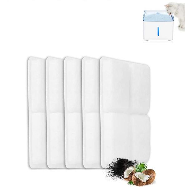 cat bowls & feeders 5 pack water fountain filters pet replacement with coconut activated carbon suitable for 2l dispenser
cat bowls & feeders 5 pack water fountain filters pet replacement with coconut activated carbon suitable for 2l dispenser