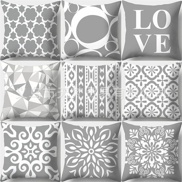 graphic customization gray geometric cold wind peach skin fabric pillow sets of household supplies cushion/decorative
graphic customization gray geometric cold wind peach skin fabric pillow sets of household supplies cushion/decorative