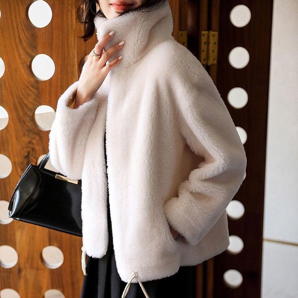women's jackets autumn winter women coat faux outerwear female stand collar long sleeve thicken jacket loose casual warm overcoat, Black;brown
women's jackets autumn winter women coat faux outerwear female stand collar long sleeve thicken jacket loose casual warm overcoat, Black;brown