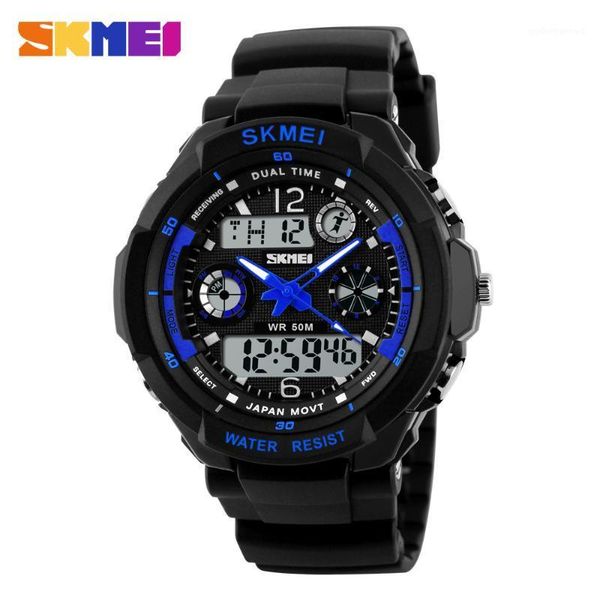trendy mountaineering outdoor sports multifunctional men's waterproof dual display electronic watch couple fashion wholesa wristwatches, Slivery;brown
trendy mountaineering outdoor sports multifunctional men's waterproof dual display electronic watch couple fashion wholesa wristwatches, Slivery;brown