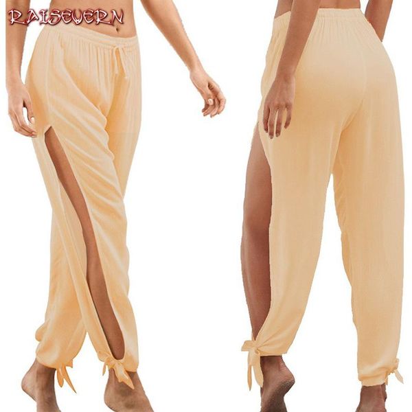 women's pants & capris raisevern 2021 harem black high waist sport leggings loose split dance overalls fitness gym clothing running, Black;white
women's pants & capris raisevern 2021 harem black high waist sport leggings loose split dance overalls fitness gym clothing running, Black;white