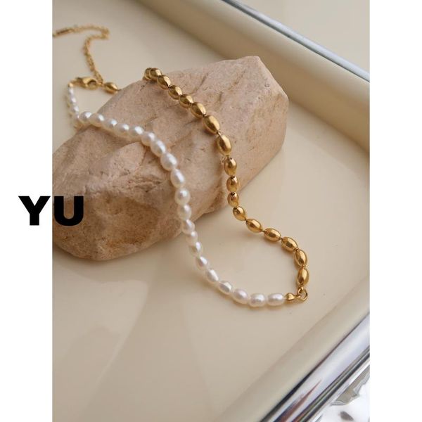 pendant necklaces fashion ring pearl mosaic necklace clavicle chain titanium steel retro for women 2021 luxury, Silver
pendant necklaces fashion ring pearl mosaic necklace clavicle chain titanium steel retro for women 2021 luxury, Silver