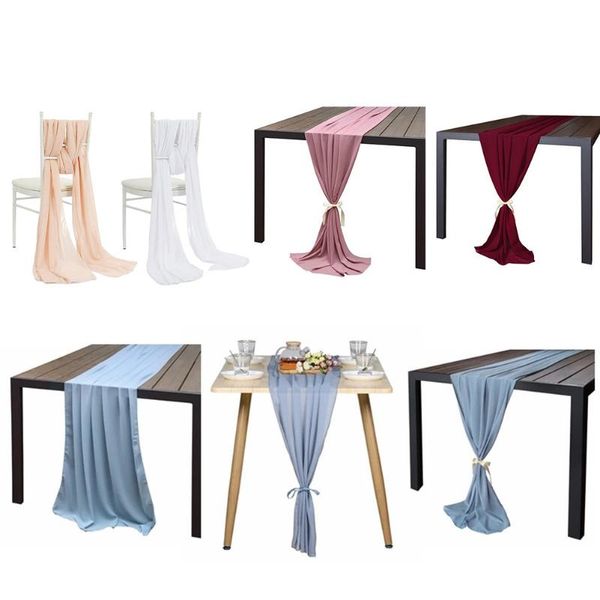 party decoration 70*304cm beautiful soft chiffon fabric table runner wedding arch backdrops
party decoration 70*304cm beautiful soft chiffon fabric table runner wedding arch backdrops