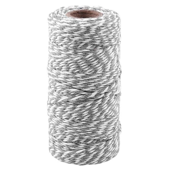 gift wrap -100m/roll 1.5-2mm cotton twine stripe line for wedding party favour craft package supplies(gray+white)
gift wrap -100m/roll 1.5-2mm cotton twine stripe line for wedding party favour craft package supplies(gray+white)