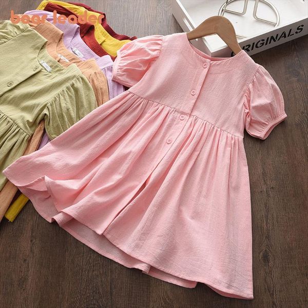 kids girls summer fashion girl dresses casual solid costumes children button vestidos 3 7 years, Red;yellow
kids girls summer fashion girl dresses casual solid costumes children button vestidos 3 7 years, Red;yellow
