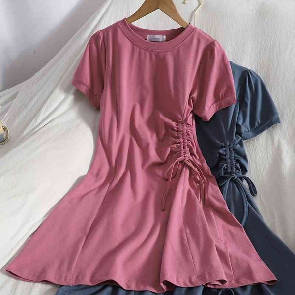 casual dresses a-line slim thin casual shirring dress for womens o neck solid color mini dress summer drawstring lace-up hip 7es1, Black;gray
casual dresses a-line slim thin casual shirring dress for womens o neck solid color mini dress summer drawstring lace-up hip 7es1, Black;gray