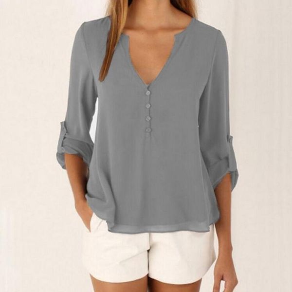fashion women blouse & shirt plus size female long sleeve chiffon chic elegant lady loose women's blouses shirts, White
fashion women blouse & shirt plus size female long sleeve chiffon chic elegant lady loose women's blouses shirts, White