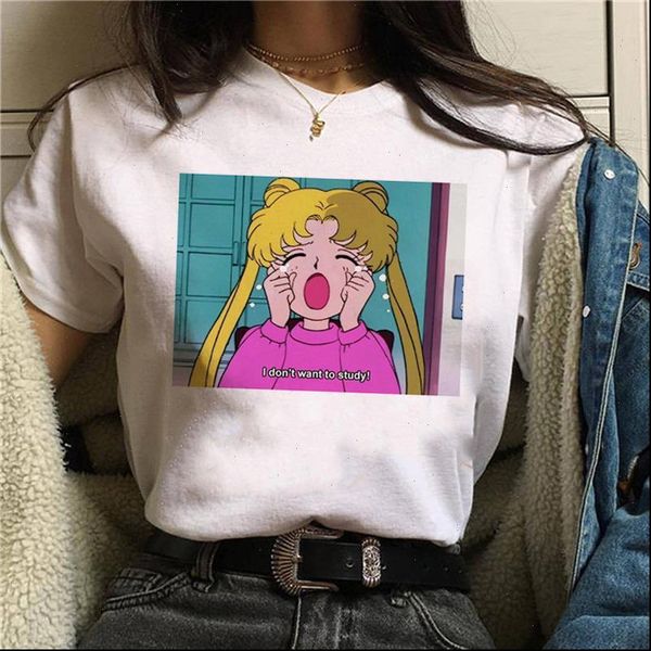 womens t shirts arrival sailor moon printed women tshirts aesthetic clothes kawaii harajuku short sleeves female tees, White
womens t shirts arrival sailor moon printed women tshirts aesthetic clothes kawaii harajuku short sleeves female tees, White