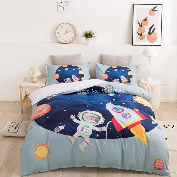 bedding sets kids set cartoon astronaut space pattern duvet cover for gifts comforter bedclothes king size bed linen
bedding sets kids set cartoon astronaut space pattern duvet cover for gifts comforter bedclothes king size bed linen