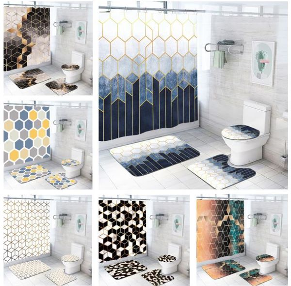 shower curtains 3d bathroom geometry figure modern brief printing curtain sets anti-slip mat carpet toilet drapes
shower curtains 3d bathroom geometry figure modern brief printing curtain sets anti-slip mat carpet toilet drapes