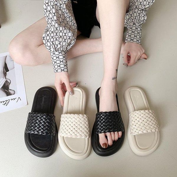 slipper 2021 spring and summer girls fashion trend casual flat outdoor sandals slippers, Black;grey
slipper 2021 spring and summer girls fashion trend casual flat outdoor sandals slippers, Black;grey