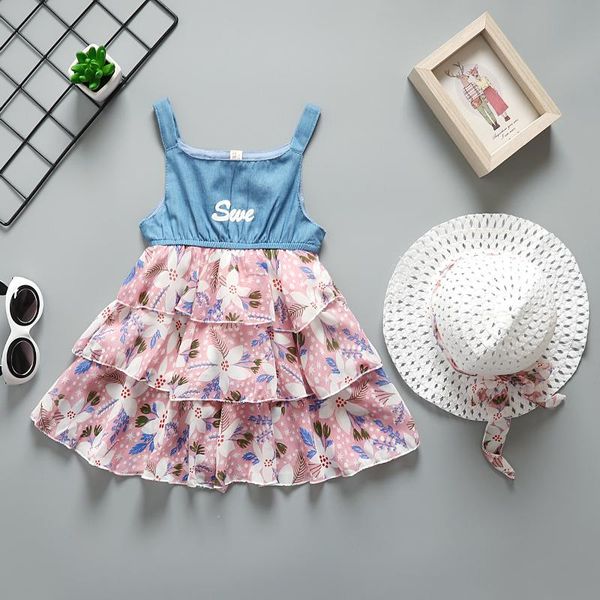 girl's dresses summer girls dress children fashion for baby sleeveless casual beach +hat clothing kids cute outfits, Red;yellow
girl's dresses summer girls dress children fashion for baby sleeveless casual beach +hat clothing kids cute outfits, Red;yellow