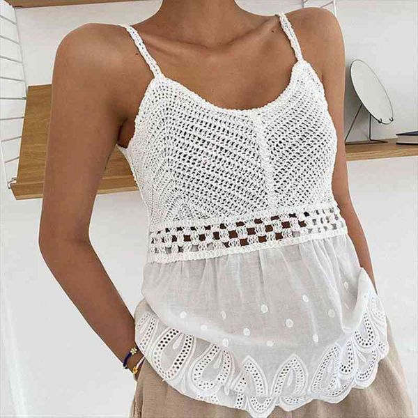 tank hook flower spaghetti strap tanke solid color camis for women off shoulder sleeveless for woman, White
tank hook flower spaghetti strap tanke solid color camis for women off shoulder sleeveless for woman, White