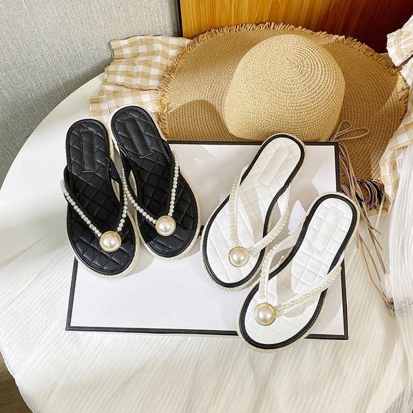 slippers flat flip flops for women 2021 summer ladies beach shoes chain straw woven platform anti-skid outdoor slides, Black
slippers flat flip flops for women 2021 summer ladies beach shoes chain straw woven platform anti-skid outdoor slides, Black